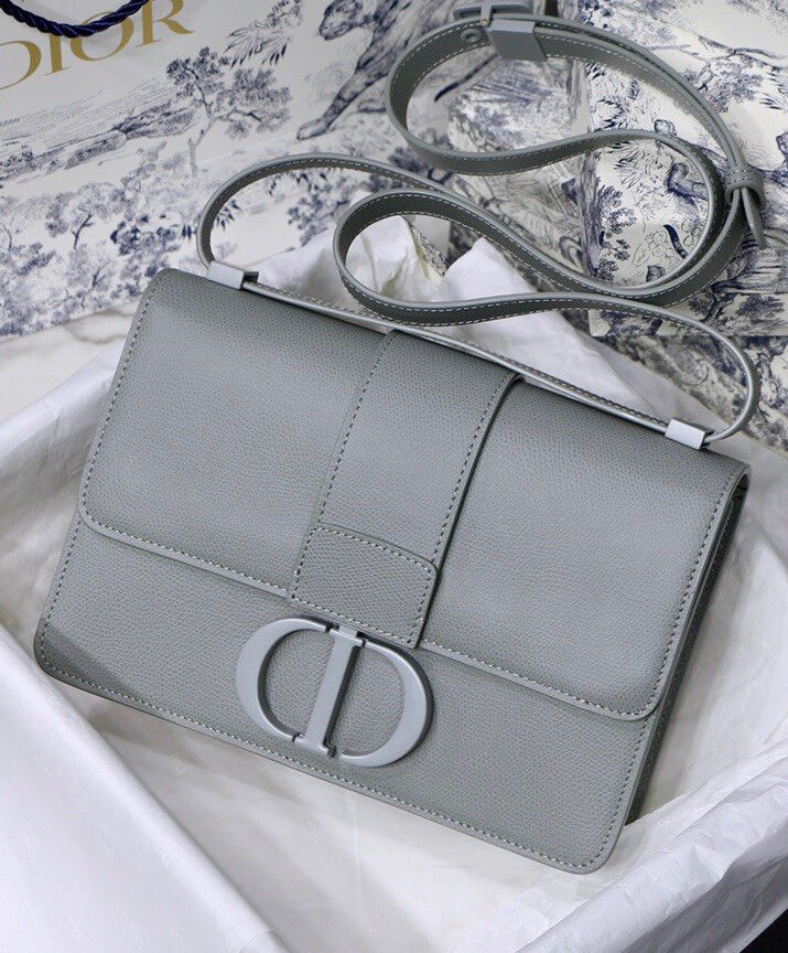 Christian Dior 30 Montaigne Handbag Grey